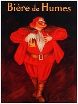 2551.Beer.Biere de Humes Santa Claus 18x24 Poster.Red Home decor interior room d - £22.37 GBP
