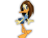 Daffy Duck Tina Russo Sticker Vinyl Decal Waterproof Laptop Car Phone - $4.50+