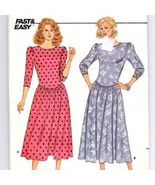 Vintage Butterick 3946 Stretch Knit Dress for Misses Size 6-8-10 1980s   - £4.71 GBP