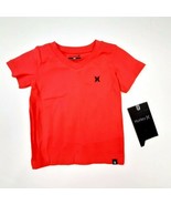 Hurley Toddler T-shirt V-neck Size 18 Months Red KB06 - £10.91 GBP