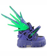 Anthony Wang Anime Gundam Mech Purple & Neon Green Sneakers Sz 9 - $100.00
