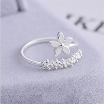 New Fashion Exquisite Beautiful Flower 925 Sterling Silver Not Allergic Personal - £7.27 GBP