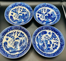 Blue Willow Japan BerryDessert Bowls (4) 5-3/4&quot; x1-1/2&quot; - £17.31 GBP