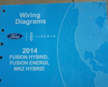 2014 Ford Fusion Energi Lincoln Mkz Hybrid Elettrico Cavi Diagramma Manu... - $12.99