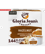 Gloria Jean&#39;s Hazelnut K-Cups, Medium Roast Coffee, 144 Count - $651.72 MXN