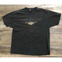 Harley Davidson Mens XL Oklahoma City Double Sided T Shirt Black - £14.31 GBP