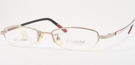 Boshidai 9011 11 Silver /White Black Red UNIQUE RARE EYEGLASSES FRAME 50-18-135 - $57.68