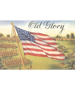Postcard PT-162 Old Glory, Flag with World War I Soldiers - Set of 5 - $16.36 CAD