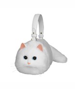 RJSTYLISH Handmade Plush Cat Kitty Purse Tote Crossbody Shoulder bag (Wh... - $89.00+