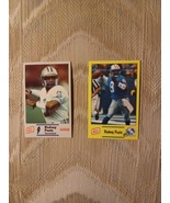 2 Rodney Peete Detroit Lions Football Cards 1990 1991 Oscar Mayer Police... - £7.78 GBP