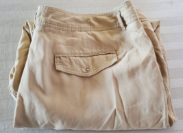 Coldwater Creek Beige Brown Crop Pants Size 24 Tencel Lyocell - $12.86