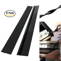 2 Pcs 21'' Silicone Stove Counter Gap Cover Oven Guard Spill Seal Slit Filler - £13.62 GBP