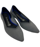 Rothys The Point Grey Birdseye Ballet Slip On Flats 7 - $121.84 CAD