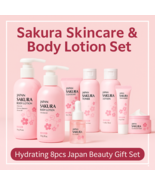 Sakura Skincare &amp; Body Lotion Set - Hydrating 8pcs Japan Beauty Gift Set - €31,67 EUR
