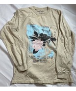 Shawn Mendes Lost in Japan Long Sleeve Top Shirt Size Medium Beige See P... - £11.18 GBP