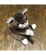 Ty 1997 pounce beanie baby brown cat with tags - £19.42 GBP