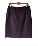 Banana Republic Straight Pencil Skirt Size 10 Black Slit Stretch Classic... - £11.25 GBP
