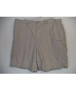 Men&#39;s Khaki Covington Flat Front Shorts. Size 44. 100% Cotton. - €12,89 EUR