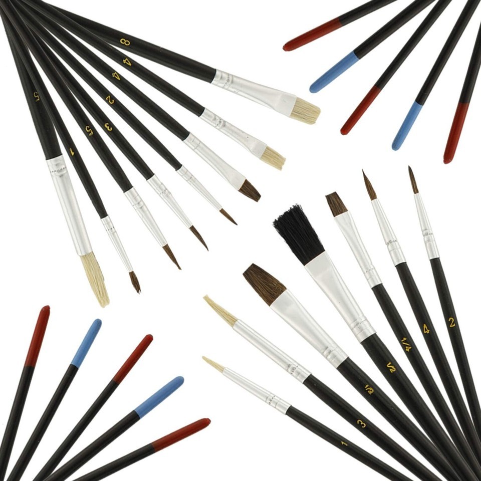 Set of 30: 15 Piece Artist Paint Brush Sets, All Purpose Oil Watercolor Acrylic Item image 4