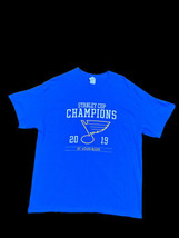 St Louis Blues Champions 2019 Hockey Mens T-Shirt Size XL NHL - £11.81 GBP