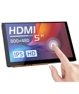 5 Inch Hdmi Touch Screen Display 800X480, Ips 160 View Angle Monitor Com... - £66.88 GBP