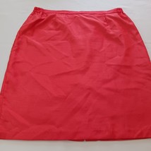 Back Zipper Women&#39;s Red Polyester Skirt Size 18W Measured Waist 40 - €5,33 EUR