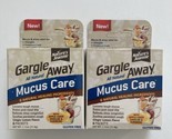 2 Pack - Gargle Away Mucus Care Ginger Lemon Flavor, 6 Packets Each Box - £18.77 GBP