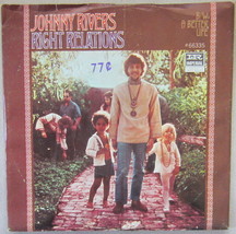 Johnny Rivers - Right Relations, Vinyl, 45rpm, 1968, Very Good+ condition - £3.96 GBP