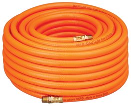 Amflo 576-100A Orange 300 PSI PVC Air Hose 3/8" x 100' With 1/4" MNPT End Fittin - £40.77 GBP