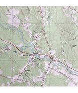 Map Minot Maine USGS 1981 Topographic Geological 1:24000 27x22&quot; TOPO17 - €32,16 EUR