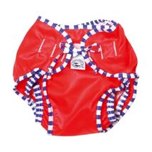 Kushies Unisex Baby Swim Nappy for 6-18 Months Large Red  - $19.00