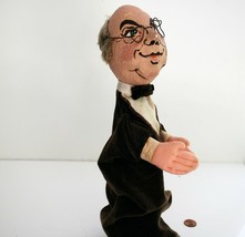 Antique Papier Mache Head Hand Puppet Professor - £43.53 GBP