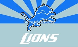 Detroit Lions Flag 3x5ft Banner Polyester American Football lions019 - $20.00