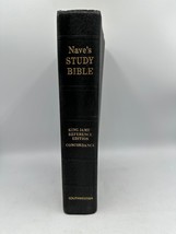 Nave’s Study Bible 1978 KJV Concordance Reference Edition Black Bonded L... - £9.99 GBP