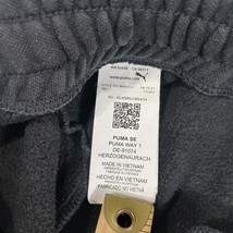 PUMA 846822-01 Men's Large Black Sweatpants Drawstring Elastic Waist (30×28) image 4