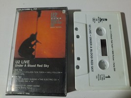 U2 Live Under A Blood Red Sky Cassette Tape 1989 TESTED EX - £11.14 GBP