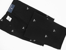 NEW $165 Polo Ralph Lauren Chinos Pants!  Tan or Black  Tennis Racquets All Over - £51.40 GBP