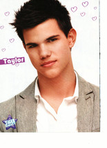 Katy Perry Taylor Lautner teen magazine pinup clipping looking at the st... - $3.50