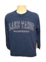 Lake Tahoe California Adult Medium Blue Long Sleeve TShirt - £11.92 GBP