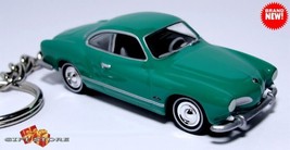 Rare Keychain Green Vw Volkswagen Karmann Ghia Custom Ltd Edition Great Gift - £51.56 GBP