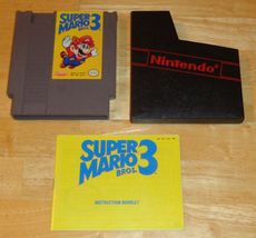 Nintendo NES Super Mario Bros 3 Video Game, with Manual, Tested and Working - £27.61 GBP