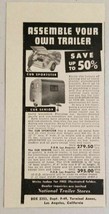 1949 Print Ad Cub Sportster &amp; Senior Trailers National Stores Los Angeles,CA  - £7.29 GBP