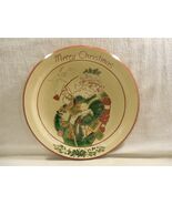 Vintage 1986 Long Family Potters Redware Christmas Santa Claus Charger P... - $56.26 CAD