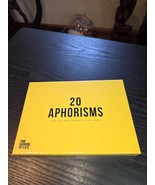 New The School of Life 20 Aphorisms Cards Short Sentences &amp; Large Truths - €17,07 EUR