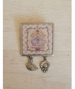 Vintage Winter Brooch Pin Birdhouse Christmas SFJ - $34.47 CAD
