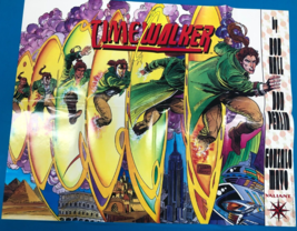 TIMEWALKER (1994) Valiant Comics  22&quot; x 27&quot; promotional poster - $276.85 MXN