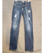 7 For All Mankind Blair Womens Jeans Blue Sz 26 Ankle Skinny Stretch Dis... - $25.71 CAD