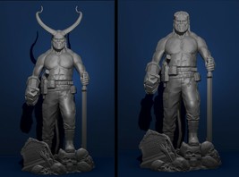 Hellboy Action Figures Miniature File STL for 3D Printing 1:8 FDM 1:14 DLP-SL... - £1.32 GBP