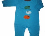 NWT iBaby Boutique Sheep Boy Long Sleeve Romper Jumpsuit Sleeper 0-3 Months - £6.38 GBP