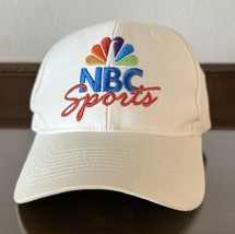 Vtg y2k NBC SPORTS White TV TELEVISION GOLF HAT Summer Course Baseball G... - $35.58